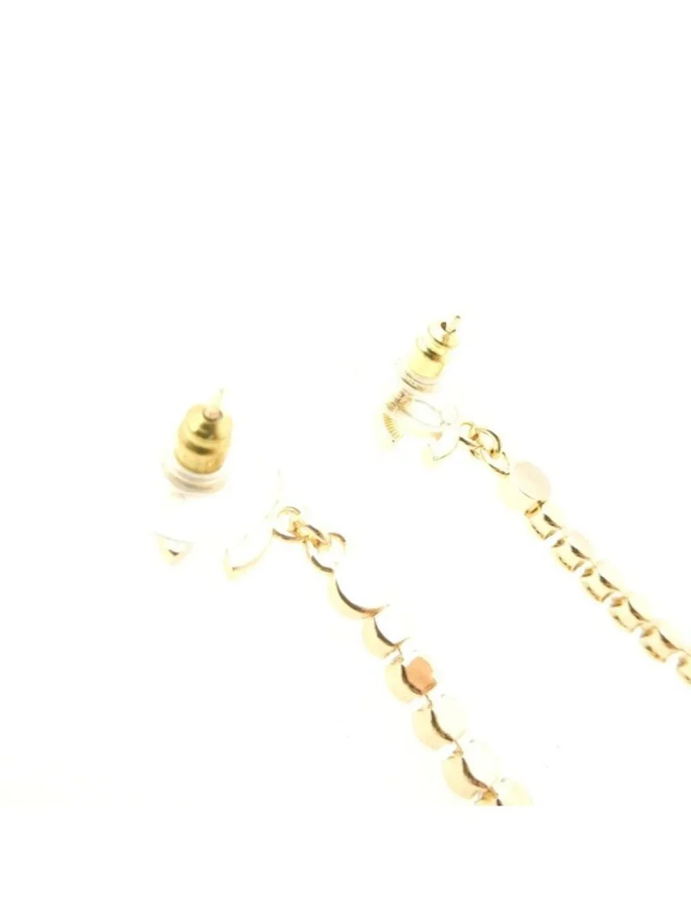 Chanel Earrings CC Logo Perfume Bottle Star - Picture 6 of 8